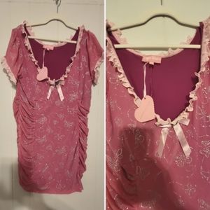 Sugar Thrillz cute pink y2k babydoll mini dress - 3x NWT